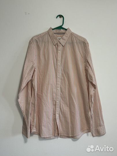Мужская рубашка в полоску Pull&Bear - L - новая