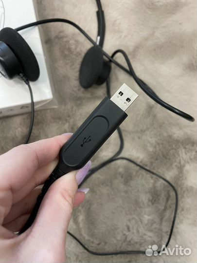 Наушники с микрофоном logitech 960