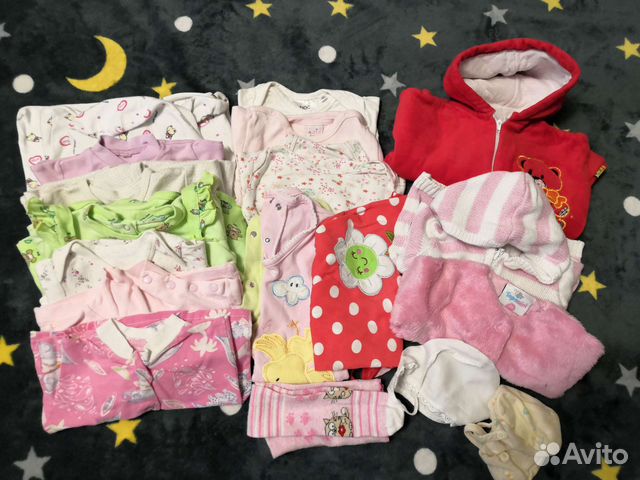 Пакет вещей на девочку 0+