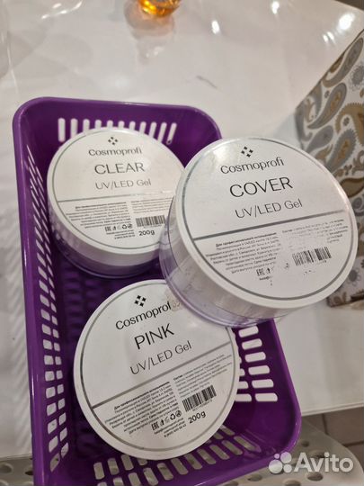 Гели для наращивания и укрепления ногтей