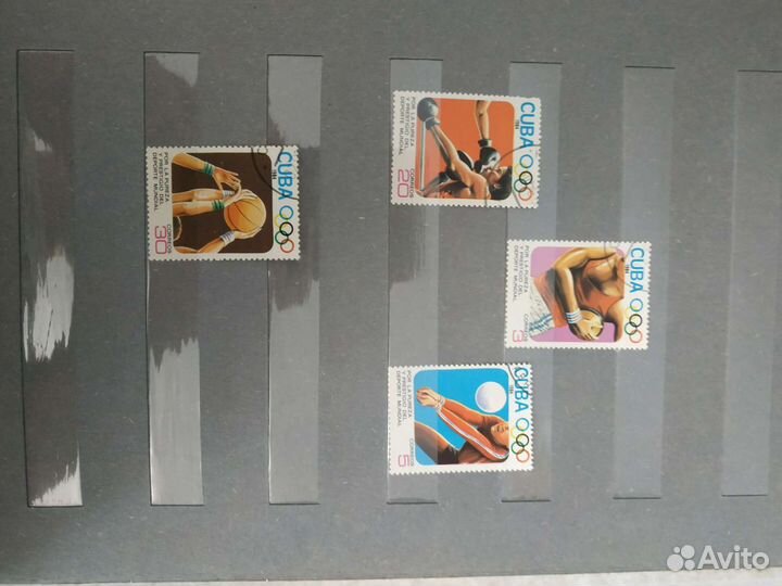 Почтовые марки СССР спорт