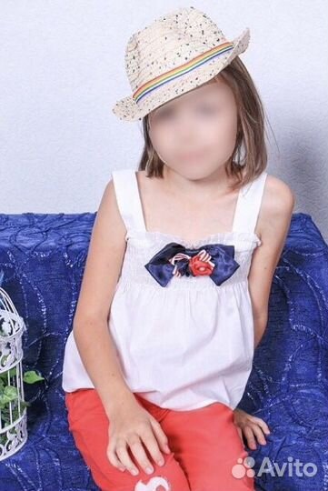 Блузка-топик, р-р 104 (новая)