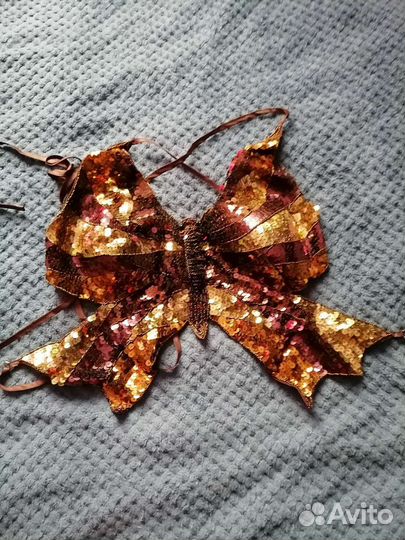 Нарядный топик с пайетками