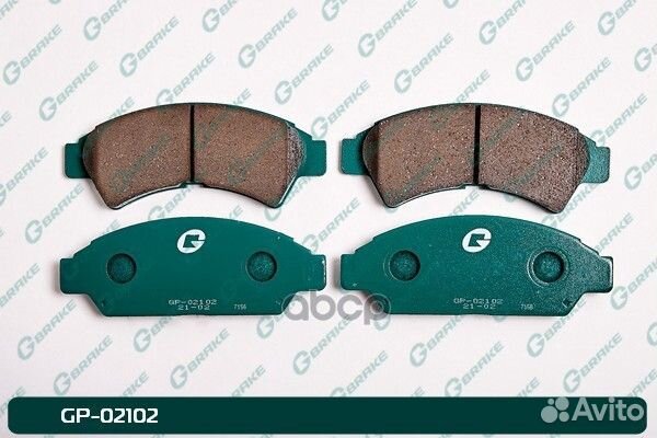 GP-02102 G-brake Колодки тормозные дисковые GP