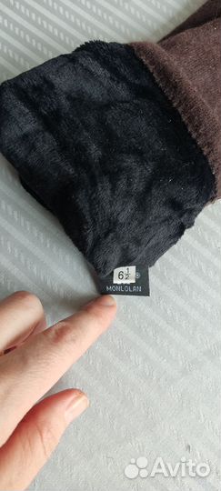 Перчатки длинные женские демисезонные, размер 6,5