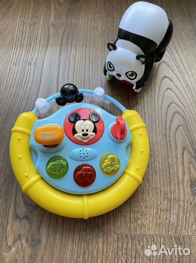 Паровозик томас, музыкальный руль, панда и лев