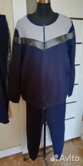 Спортивный прогулочный костюм 58-62 64 р