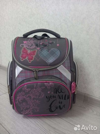 Рюкзак школьный для девочки бу