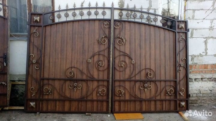 Ворота кованые 3.4х2 готовые