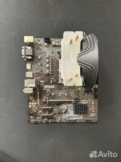 Комплект Ryzen 2600 + Msi B450M PRO-M2 + кулер