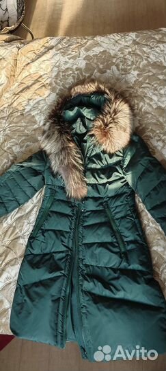 Пуховик женский 46 48 размер бу