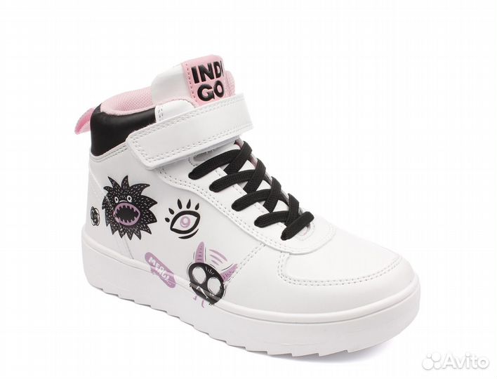 Кроссовки Indigo Kids (Белый, Девочка, 36 / 22.8 с