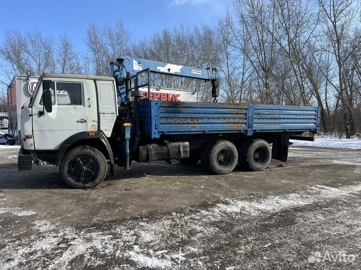 Бортовой грузовик КАМАЗ 5321 с КМУ Tadano, 1997