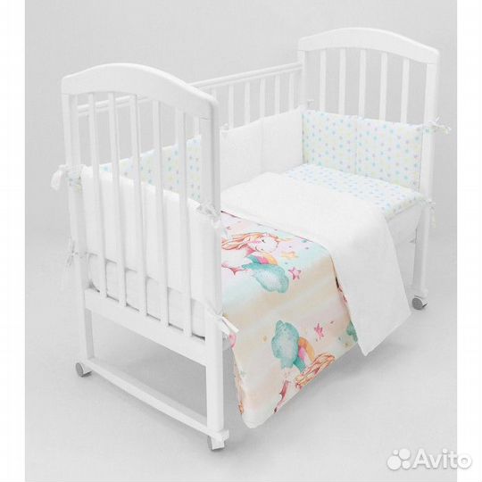 Комплект в кроватку для новорожденных