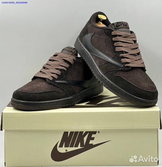 Nike Air Jordan 1 Low OG Velvet Brown (Арт.77782)