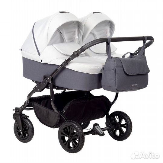 Коляска для двойни Indigo charlotte Sity DUO