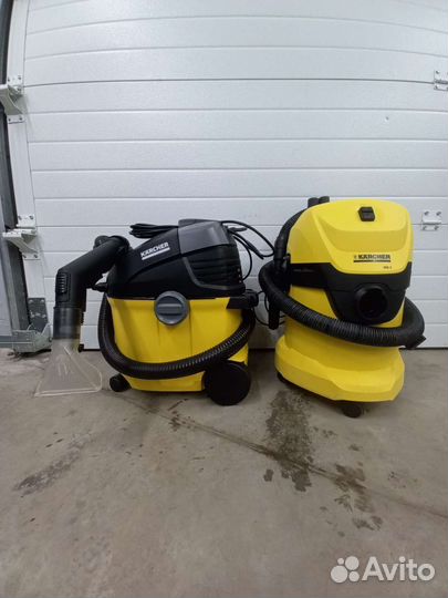 Прокат строительного и моющего пылесосов Karcher