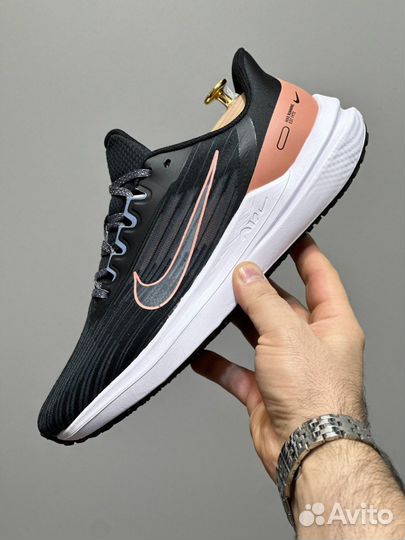 Кроссовки мужские nike air Wenflo 9 чёрный