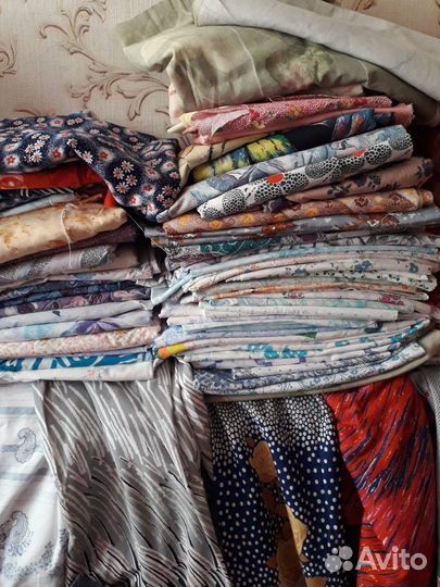 Ткани СССР для одежды.пелёнок.постели разные