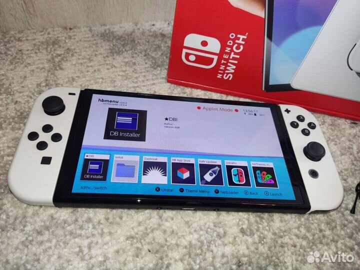 Новый прошитый Nintendo Switch Oled 256Gb+куча игр