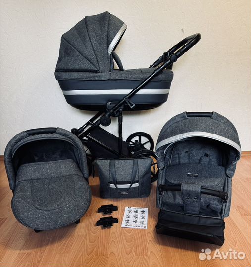 Коляска 3 в 1 adamex
