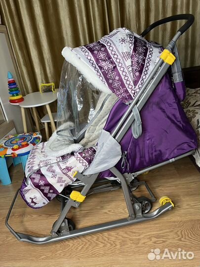 Коляска санки