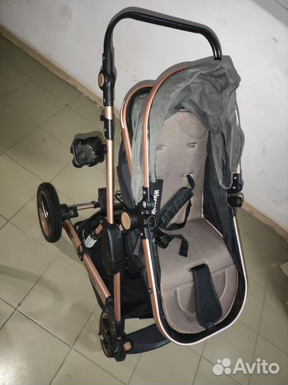 Коляска-трансформер 3 в 1 Wisesonle-Q3