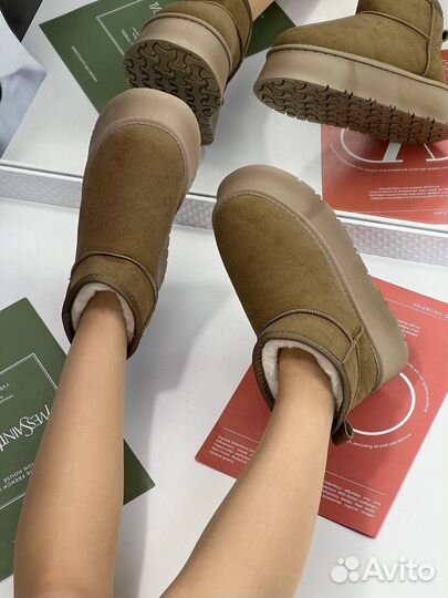 Угги темно коричневые 36-41