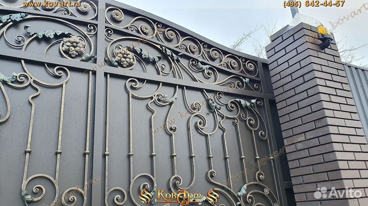 Металлические кованые ворота. Art: O215