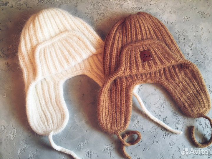 Шапка ушанка женская