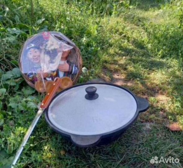 Казан чугунный 6 литров