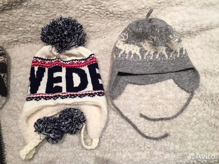 Шапка шерсть из Норвегии/Швеции новые