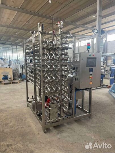 Пастеризатор - охладитель проточный, Теплообменник