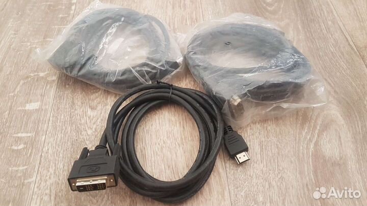 Кабель hdmi-dvi и vga-vga