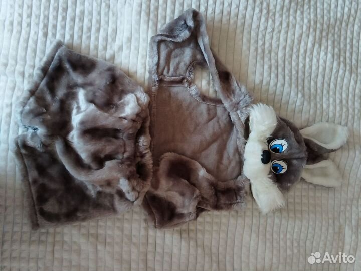 Костюм детский карнавал заяц 3 4 5 лет