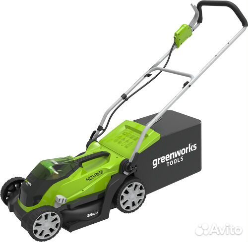 Газонокосилка greenworks G40LM35 без аккум и зу