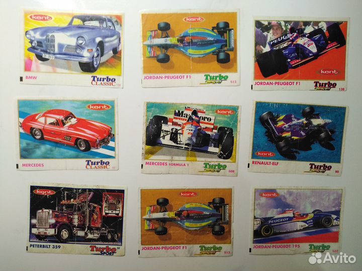 Вкладыши Turbo, Bombibom и другие, около 70 шт