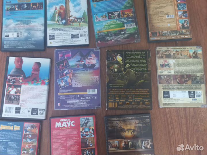 Диски мультфильмы, детские и взрослые фильмы