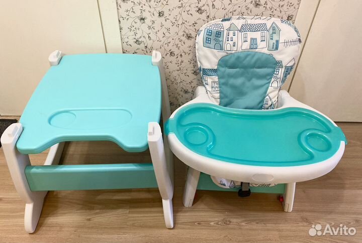 Стульчик для кормления и парта (трансформер)