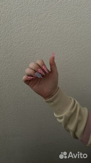 Маникюр, четкий квадрат, крейзи дизайн