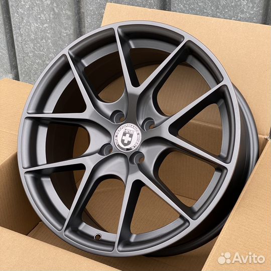 Диски HRE P101 R17 4x100 Графит