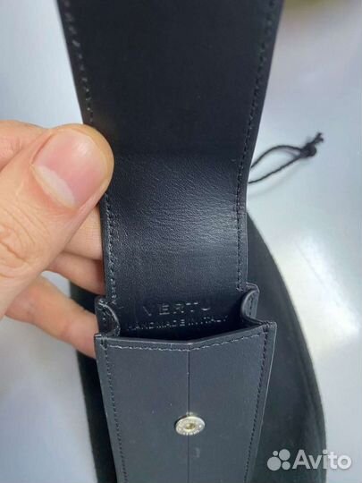 Чехол Vertu Signature S design Black Leather