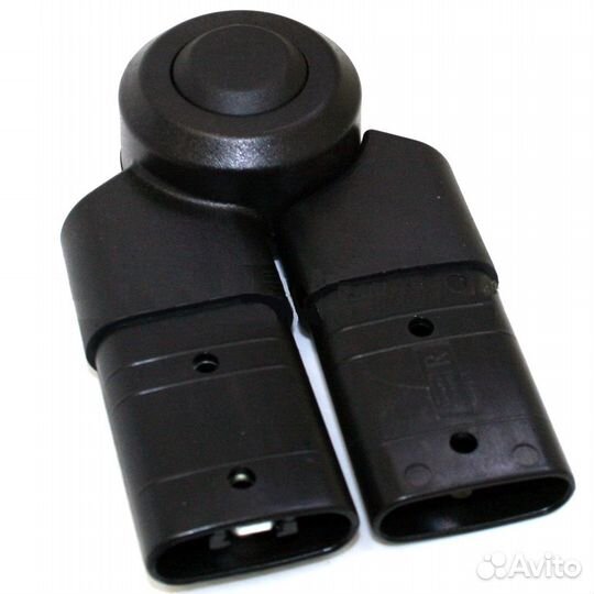 Усиленный шарнир ручки на трубу овал 41/17 мм