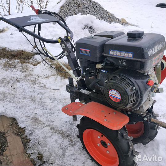 Мотоблок Ока, Lifan 9 л/с, на тросах, б/у