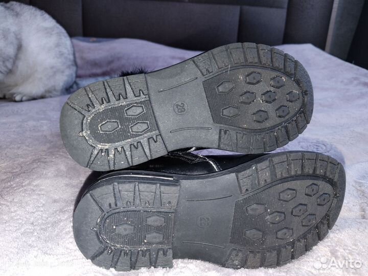 Зимние сапоги для девочки 28