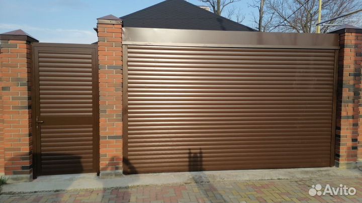 Ворота с калиткой монтаж 24-72 ч