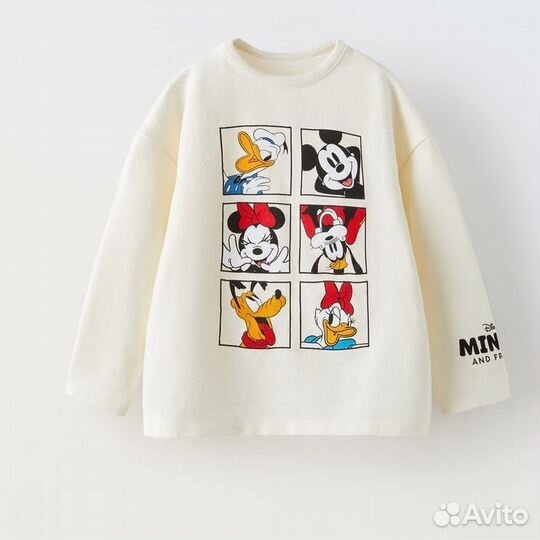 Лонгслив Zara Disney 80