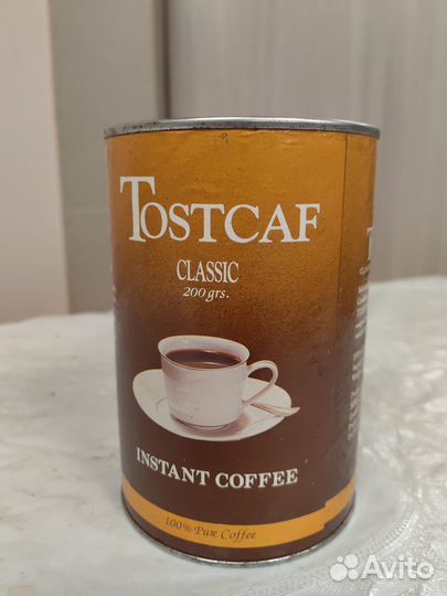 Кофе Toatcaf classic банка 200 гр винтаж 1992 год