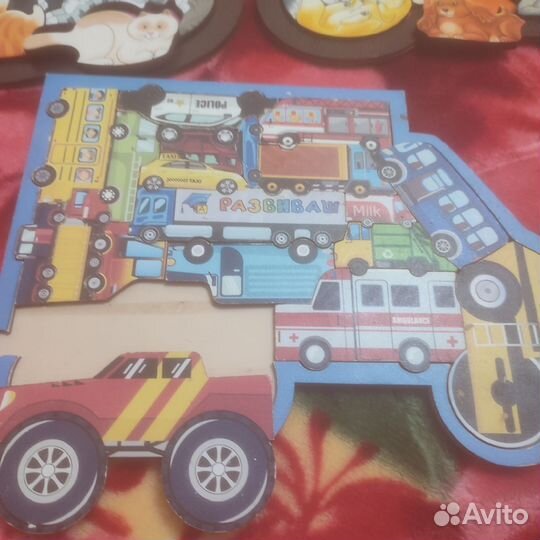 Развивающие деревянные игрушки головоломки