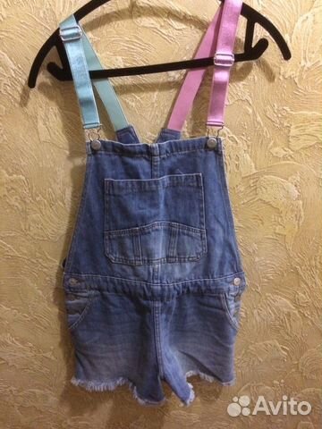 Джинсовый комбинезон zara